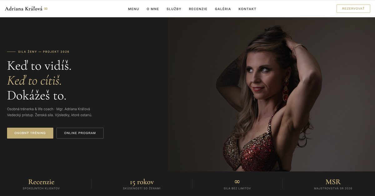 Web Adriana Kráľová
